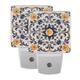 thumbnail image 7 of Floral Mandala Night Light 2 Pack LED Nightlight Plug into Wall Dusk to Dawn Sensor Soft White, 7 of 7