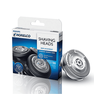SH50 Replacement Heads for Philips Series 5000 Electric Shaver, AquaTouch, PowerTouch, 3 Heads