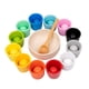 thumbnail image 2 of Pelotas en vasos Montessori Juguete para combinar y contar Juguete para niños Aprendizaje preescolar 12 colores, 2 of 9