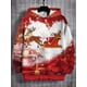 thumbnail image 3 of Sudadera con capucha y estampado 3D para hombre con temática navideña, sudaderas con cordón de otoño, camisetas de manga larga, ropa gráfica divertida para hombre, 3 of 5