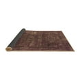 thumbnail image 2 of Ahgly Company Indoor Square Oriental Brown Industrial Area Rugs, 5' Square, 2 of 4