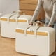 thumbnail image 3 of Bolsas de almacenamiento resistentes para ropa y mantas • Capacidad extra grande • Tela no tejida engrosada • Ventana transparente y asas reforzadas • 3 tallas, 3 of 5