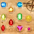 thumbnail image 2 of Decoraciones para fiestas piratas Gejoy, 430 piezas, con bolsa con cordón, 2 of 7