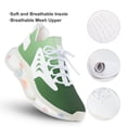 thumbnail image 3 of Abstract Texture Strange Art Geometric Green Grey Walking Shoes for Men Woman Lightweight Tennis Fashion Elastic Sports Shoes Cushion Basketball Shoes, 3 of 7
