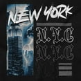 thumbnail image 2 of New York Empire State Lightning Men's Graphic T Shirt Tees Brisco Brands S, 2 of 6