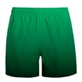thumbnail image 5 of Beach Shorts for Men Summer Black White Contrasting Color Swim Trunks Mens Elastic Waistband Shorts Outdoor Shorts, 3X-Large, Green, 5 of 5