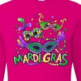thumbnail image 4 of Inktastic Mardi Gras Masks and Beads Long Sleeve T-Shirt, 4 of 5