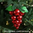 thumbnail image 2 of Luoshdecor Christmas Grape Ball Ornament, Christmas Tree Baubles Faux Fruit Grapes Ball for Home Office Party Decoration, 2 of 6