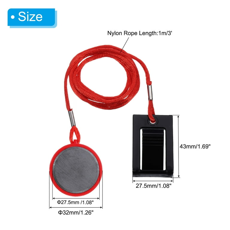 Uxcell 1.26'' Treadmill Safety Key, Universal Magnet Replacement