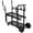 Black, variant on LuckyNote Heavy Duty 2-Tier Rolling Welding Cart, Portable Welder Storage Trolley with Wheels for MIG/TIG/ARC Welder & Plasma Cutter – Green