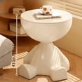 thumbnail image 2 of NTGFU 1 Piece 2-In-1 Modern Creative Bear-Shaped Storage Cabinet Bedside Table,Bedroom Balcony Mobile Mini Table,Suitable for Storage In The Living Room and Bedroom - White, 2 of 5