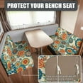 thumbnail image 2 of XYZCANDO Mandragora RV Dinette Cushion Cover Camper Decor Sofa Covers Washable Bench Cushion for Loveseat Stylish Furniture Covers for Sofa and Loveseat Blue, 2 of 7
