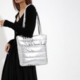 thumbnail image 4 of Bolsos de hombro de mujer de moda de gran capacidad con cremallera de PU 2024, bolso de mano conciso de alta calidad, bolso cruzado suave y versátil para ocio, 4 of 5
