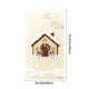 thumbnail image 3 of 3D Embroidery Christmas Door Curtain Holiday Decorative Cover for Front Door Wall Party Festival Home Decorations, 3 of 6
