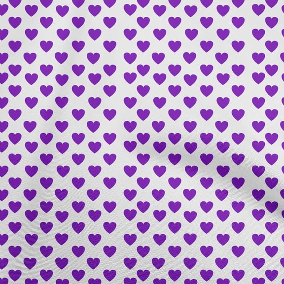 oneOone Cotton Poplin Medium Purple Fabric Poker Card Quilting Supplies Print Sewing Fabric By The Yard 42 Inch Wide