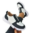 thumbnail image 6 of Xfvqtps Womens Sneakers Front Zipper Casual Shoes Breathable Perforated Panels Cushioned Sole Lightweight Walking Shoes Fashion Athletic Footwear Black, 6 of 6