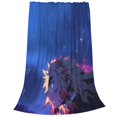 thumbnail image 2 of Manta Demon Slayer para hombres y mujeres, manta de tela súper suave y esponjosa, acogedora y cálida, adecuada para sofá, cama, manta de viaje, regalo para todas las estaciones 60 "X50", 2 of 8