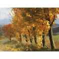 thumbnail image 2 of Strube, Ling 18x15 White Modern Wood Framed Museum Art Print Titled - Golden Season, 2 of 4
