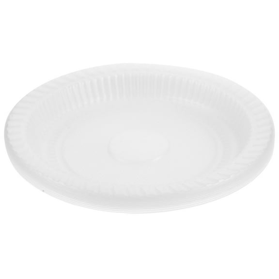 FENGGUIQU 10pcs Disposable Plastic Small Plates for Convenience and Hygiene Restaurant Use