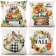 thumbnail image 1 of 4 fundas de almohada de otoño de 18.0 x 18.0 in, decoración de otoño, tema de Acción de Gracias, decoración de granja de calabaza de otoño, cojín de almohada para decoración de Acción de Gracias (D) Sailing Electrónica, 1 of 5