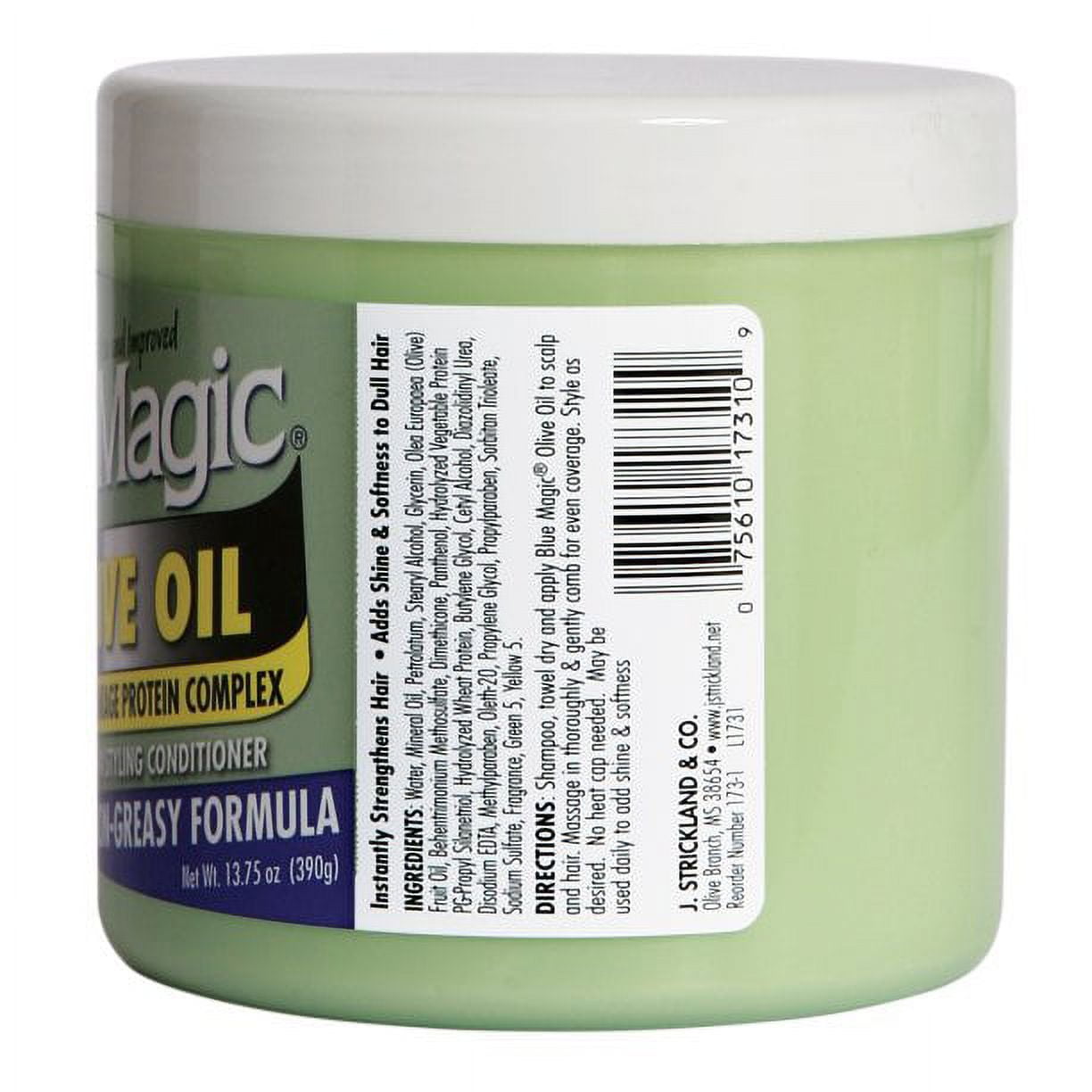 Blue Magic Olive Oil Leave-In Styling Conditioner, 13.75 oz (Pack of 3)