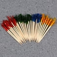 thumbnail image 3 of 100 Pcs Fruit Picks for Party Supplies Flower Toothpicks Cocktail Appetizer Fiest, 3 of 6