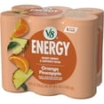 thumbnail image 4 of V8 Energy Orange Pineapple Energy Drink, 8 fl oz Can, 6 Pack, 4 of 15
