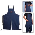 thumbnail image 4 of Fashion Pottery Denim Split Leg Chef Apron Split Leg Apron Adjustable Neck Strap for Artist Yard, 4 of 9