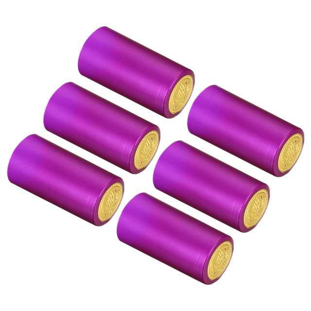 Unique Bargains 30mm/1.18' PVC Thermorétractable Bouchons de Bouteille de Vin Manches Rose Rouge 150Pack