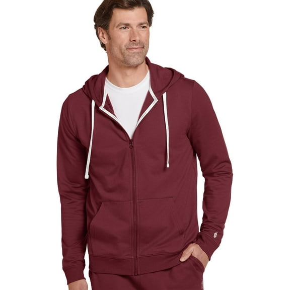 Jockey Men's Cotton Blend Fleece Full Zip Hoodie