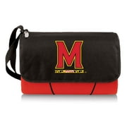 Red Maryland Terrapins Outdoor Picnic Blanket Tote