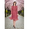 thumbnail image 4 of Women Floral Fit and Flare Dress, 4 of 4