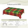 thumbnail image 6 of Rectangle Table Cloth, Scottish Clan Buchan Tartan Plaid Resistant Washable Tablecloth Decorative Table Cover for Dining, Indoor and Outdoor, 6 of 6