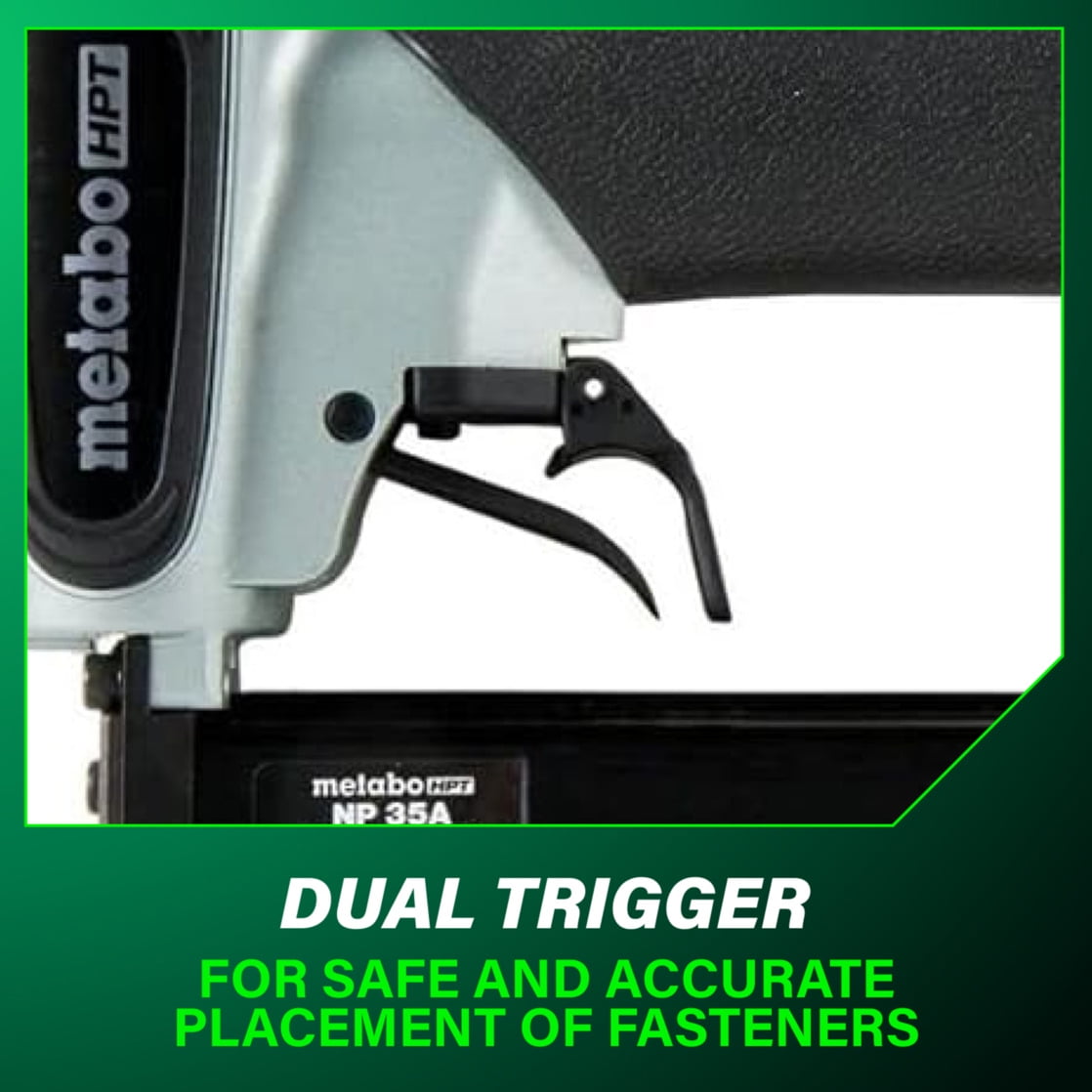 Metabo HPT Pneumatic 23-Ga Pin Nailer, 5/8-In, NP35A