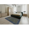 thumbnail image 4 of Ahgly Company Indoor Square Abstract Hazel Green Abstract Area Rugs, 3' Square, 4 of 6