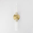 thumbnail image 5 of 26370CLNAB Maxim Lighting Equilibrium - 12W 2 LED Wall Sconce-25 Inches Tall and 6 Inches Wide-Natural Aged Brass Finish, 5 of 5