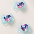 thumbnail image 4 of 12pcs Nail trinkets Transparent Color Bow Nail Accessories Resin Shaped Drill Nail ornaments - style:style2;, 4 of 5