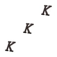 thumbnail image 3 of Injueey Letras de metal Números de casa Decoración de puerta fácil de instalar No es fácil de desvanecer Amplia aplicación B17--K Type1 NO1, 3 of 6