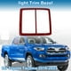 thumbnail image 2 of Anillo de recorte del faro para Toyota Tacoma 2016-2023, anillo de faro delantero, cubierta decorativa roja, 1 Pc, 2 of 6