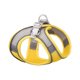 thumbnail image 2 of Greeniant Conjunto de correa para el pecho para mascotas, chaleco ajustable acolchado con bolsillos, ropa de entrenamiento para correr, arnés con cuello Suministros para perros amarillo gris Greeniant PT003767-03, 2 of 6