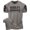 T-Shirt Warm Grey Branded, variant on Gymish Deadlift Dominance Workout T-Shirt for Men, Funny Gym Shirt, Lifting Tee, Deadlift Shirt, Heather Grey, Small