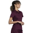 thumbnail image 5 of Cherokee Workwear Revolution Women's Scrubs Top Snap Front Polo WW698, 5 of 6