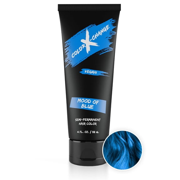 Color X-Change Semi-Permanent Hair Color - Mood of Blue - Vegan, PPD & Ammonia-Free