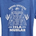 thumbnail image 3 of Jurassic Park - Isla Nublar Grand Opening - Women's Short Sleeve Graphic T-Shirt, 3 of 5
