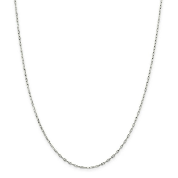 Primal Silver Sterling Silver 1.75mm Elongated Open Link Cable Chain