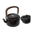 thumbnail image 1 of harper Camping Kettle with Handle Multipurpose Fast Heating Lightweight 1.2L Tea Coffee black, 1 of 10