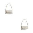 thumbnail image 1 of Qarigey Bolso de mano de pequeña capacidad, práctico y portátil, elegante, , de piel sintética, bolso de hombro para mujer, color beige beige 2Conjunto, 1 of 6