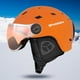 thumbnail image 4 of Casco de esquí Casco de seguridad 16 respiraderos Casco protector de esquí integrado para hombres y mujeres, 4 of 7