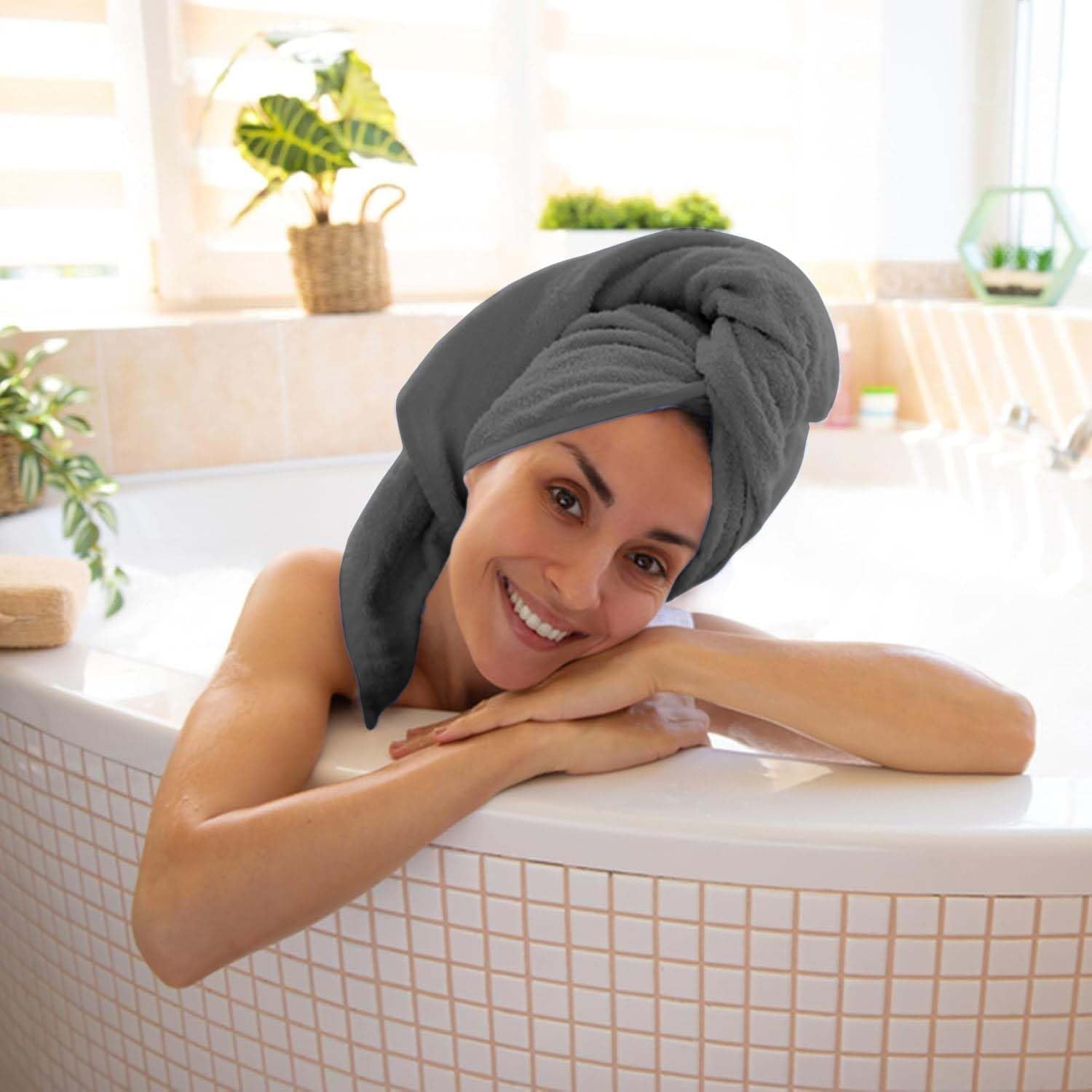 Pack of 6 Bath Towels 27 x 54 Inches, 100% Cotton, Larger & Lighter Weight, Quicker to Dry, Super Soft and Absorbent, Perfect for Bathroom (Multicolor, Pack of 6 (27''x54''))