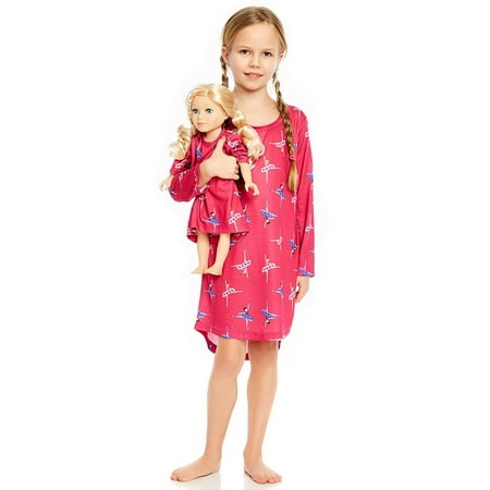 

Leveret Girl and Doll Nightgown Ballerina 8 Year